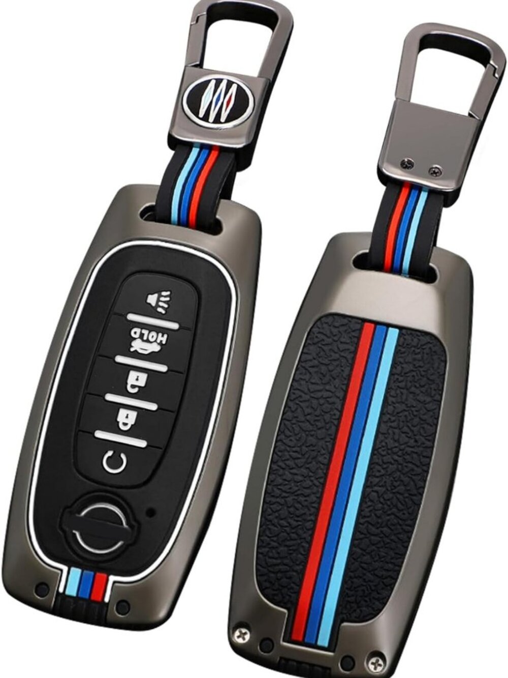 Key Fob Cover for Nissan Rogue, Pathfinder, Murano, Armada & Sentra - 5 Button